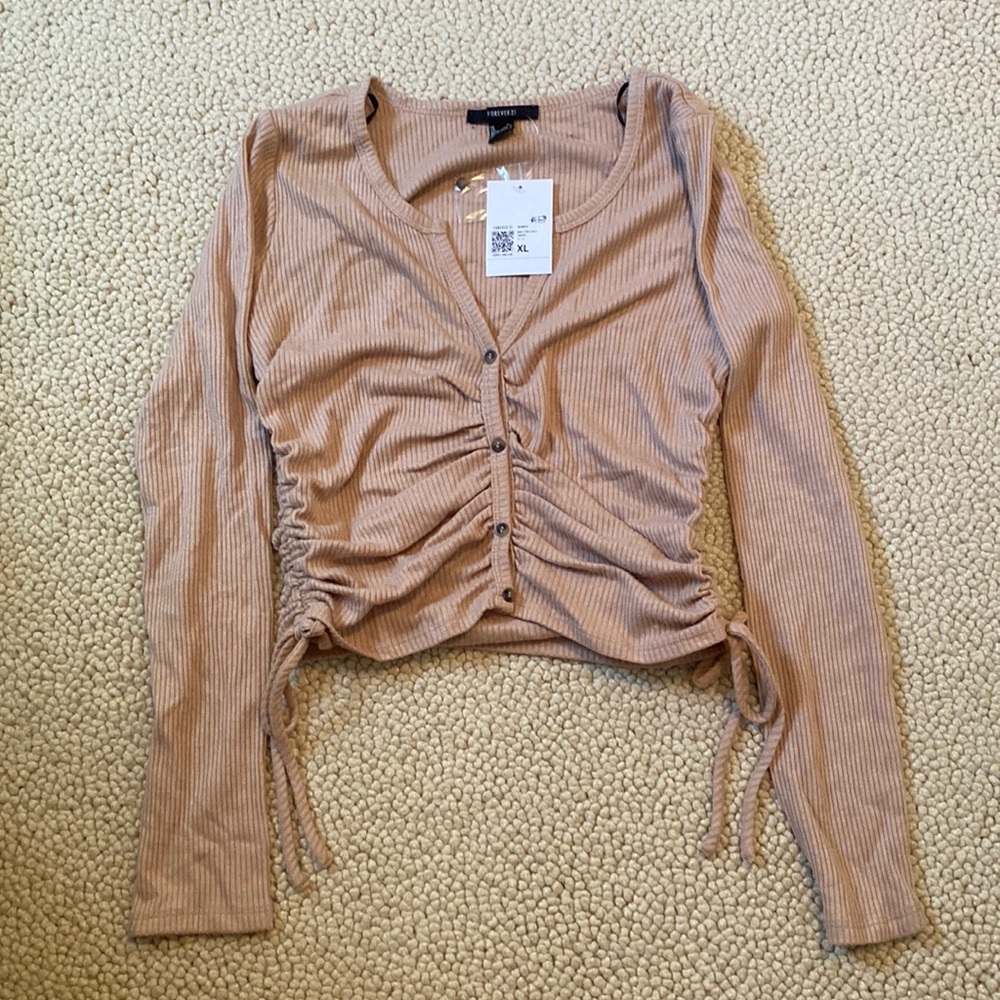Long Sleeve Crop Top
